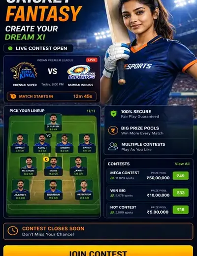 51rummy (51 rummy) fantasy cricket & matchday visual 3
